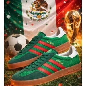 NEW ADIDAS ORIGINALS Gazelle Indoor MEXICO Men's 9 IH9647